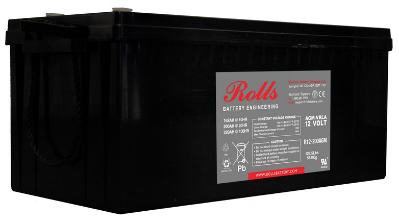 Battery - Rolls AGM - 12V 200AH (20hr)